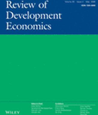 Review of Development Economics cover